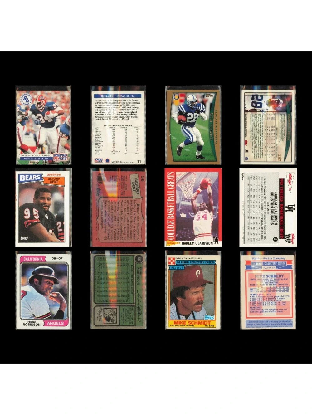 Vintage 105-Card HOF & Stars Lot Baseball Basketball Football NBA NFL MLB *READ*